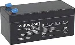 Μπαταρία SunLight SPA 12V 3.3Ah AGM κλειστού τύπου