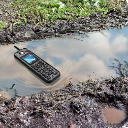 Motorola O-201 BLACK GR (Ελληνικό Μενού) Αδιάβροχο ασύρματο τηλέφωνο με εμβέλεια έως και 1 km